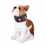 Pendleton Jingle Dog Collar // Grey Stewart (Small)