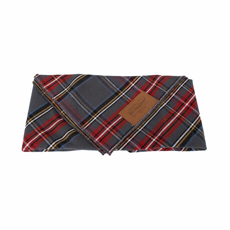 Pendleton Plaid Dog Bandana // Grey Stewart (Sm/Md)