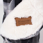 Pendleton Plaid Pet Throw & Bone Combo (Grey Stewart)