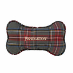 Pendleton Plaid Pet Throw & Bone Combo (Grey Stewart)