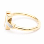 18k Rose Gold T Wire Diamond Ring // Ring Size: 6 // Pre-Owned