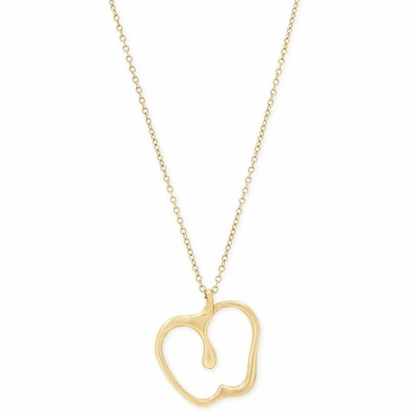 18k Yellow Gold Apple Necklace // 15.94" // Pre-Owned