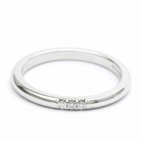 Platinum Classic Band Ring // Ring Size: 6 // Pre-Owned