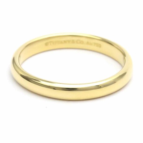 18k Yellow Gold Classic Band Ring // Ring Size: 8 // Pre-Owned