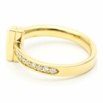 18k Yellow Gold T One Diamond Ring // Ring Size: 9 // Pre-Owned