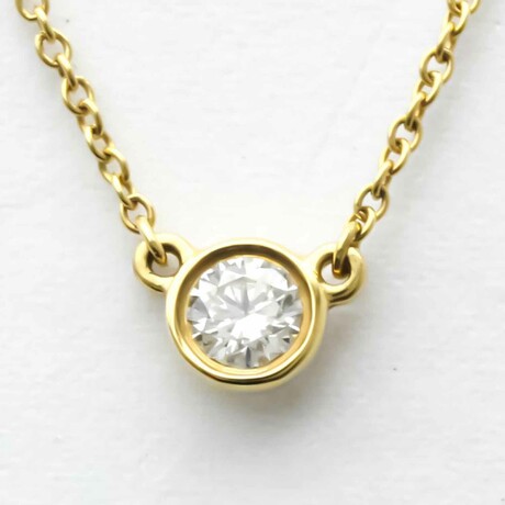 18k Yellow Gold Diamonds By The Yard Necklace // 15.74" // Pre-Owned