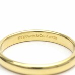 18k Yellow Gold Classic Band Ring // Ring Size: 8 // Pre-Owned