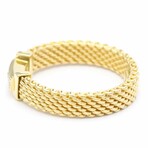 18k Yellow Gold Somerset Diamond Mesh Ring // Ring Size: 5 // Pre-Owned