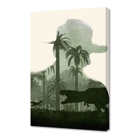 Jurassic Park (Textless Edition) (12"H x 8"W x 0.75"D)