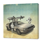 Stormtrooper In A Delorean Ii (12"H x 12"W x 0.75"D)