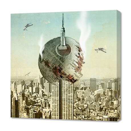 Impaled On The Empire (12"H x 12"W x 0.75"D)