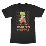 Naruto // Chibi Repeat Logo T-Shirt (2XL)