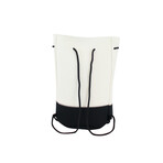 Offshore Drawstring Bucket Tote // Black White