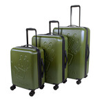 Redondo 3-Piece Hardside Spinner Set // Olive Branch