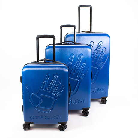 Redondo 3-Piece Hardside Spinner Set // Northern Blue