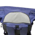 Tomlee Roll Top Backpack // Blue