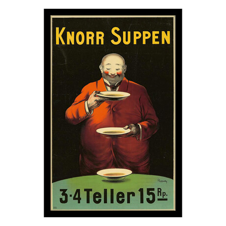 Knorr Soup (C. 1934) (15"H x 18"W x 2"D)