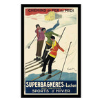 Superbagneres Luchon (1929) (15"H x 18"W x 2"D)