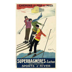 Superbagneres Luchon (1929) (15"H x 18"W x 2"D)