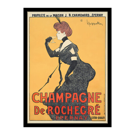 Champagne De Rochegre (1902) (15"H x 18"W x 2"D)