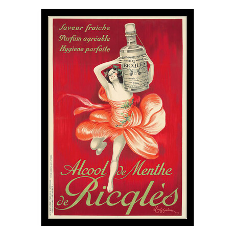 Ricqles Mint Alcohol (1924) (15"H x 18"W x 2"D)