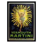 Vermouth Martini (1920) (15"H x 18"W x 2"D)