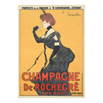 Champagne De Rochegre (1902) (15"H x 18"W x 2"D)