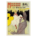 La Goulue (1898) (15"H x 18"W x 2"D)