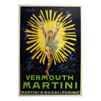 Vermouth Martini (1920) (15"H x 18"W x 2"D)