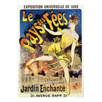 The Land of the Poster Fees (1889) (15"H x 18"W x 2"D)