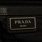 Prada Tessuto Double Buckle Flap Bag