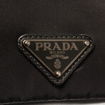 Prada Tessuto Double Buckle Flap Bag