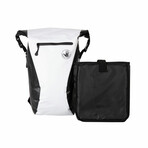 Body Glove Advenire Waterproof Vertical Roll-Top Backpack - White // White