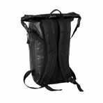 Advenire Vertical Roll-Top Backpack // Black