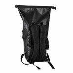 Advenire Vertical Roll-Top Backpack // Black