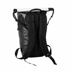 Advenire Vertical Roll-Top Backpack // White