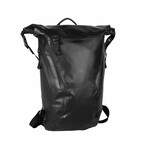 Advenire Vertical Roll-Top Backpack // Black