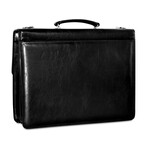 Leather Briefcase // Black