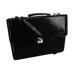 Leather Briefcase // Black