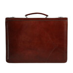 Leather Briefcase // Cognac