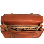 Messenger Briefcase // Cognac