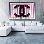 Coco Loves You Black (24"H x 16"W x 2"D)