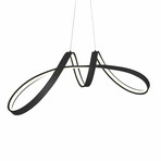 Bucharest LED Chandelier // Matte Black