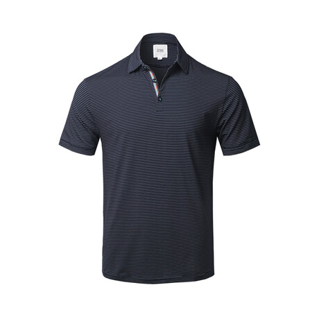 Valleonga Polo Shirts // Navy + Blue (S)