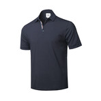 Valleonga Polo Shirts // Navy + Blue (XL)