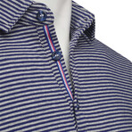 ZinoVizo // Girifalco Polo Shirts // Navy + Melange (XL)