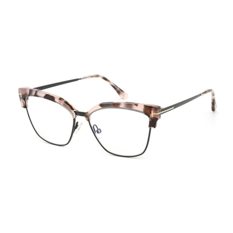 Women's Modern Cat-Eye Blue-Light Blocking Glasses // Pink Havana