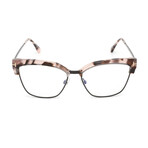 Women's Modern Cat-Eye Blue-Light Blocking Glasses // Pink Havana