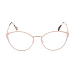 Women's Cat-Eye Blue-Light Blocking Glasses // Rose Gold