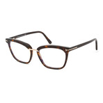 Women's Square Cat-Eye Blue-Light Blocking Glasses // Dark Havana